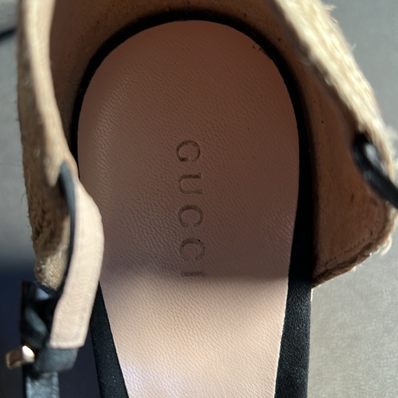 Gucci suede platform wedge horsebit - Picture 7 of 9